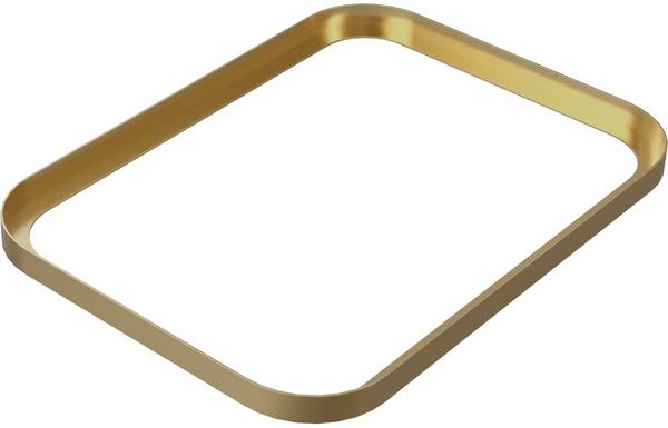 Abode Cava Tablet Basin Plinth - Brushed Brass